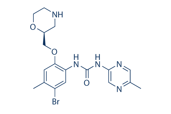 Rabusertib (LY2603618)化学構造