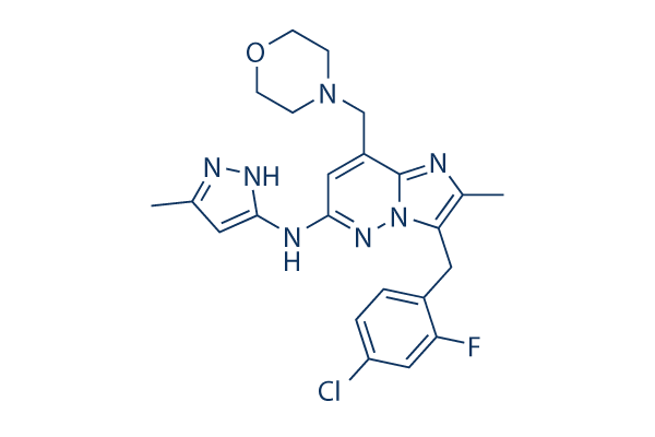 Gandotinib (LY2784544)化学構造