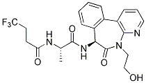 Crenigacestat (LY3039478)化学構造