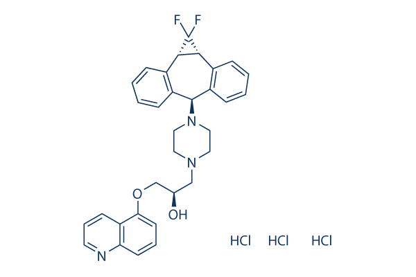 Zosuquidar 3HCl化学構造