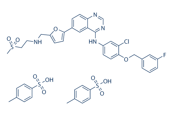Lapatinib Ditosylate化学構造