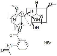 Lappaconite HBr化学構造