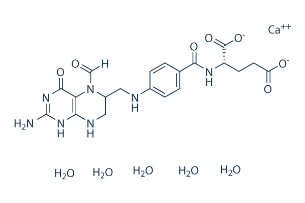 Leucovorin (Folinic acid) Calcium Pentahydrate化学構造