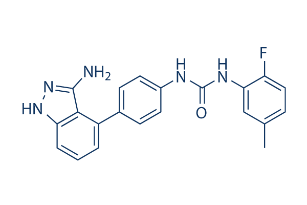Linifanib (ABT-869)化学構造