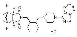 Lurasidone HCl化学構造