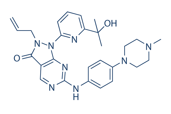 Adavosertib (MK-1775)化学構造