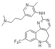MLN0905化学構造