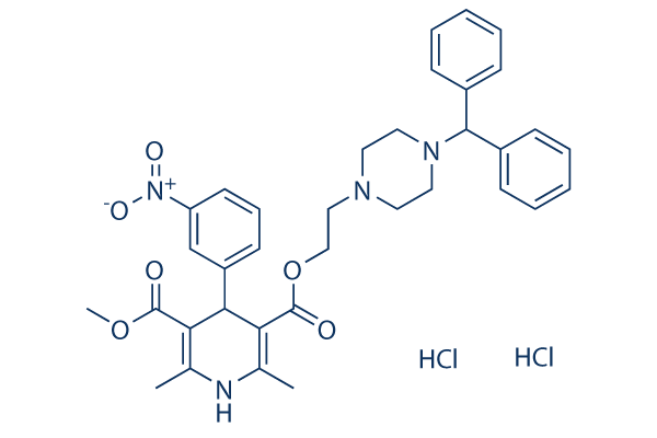 Manidipine 2HCl化学構造
