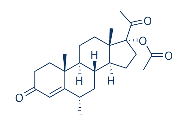 MPA (Medroxyprogesterone acetate)化学構造