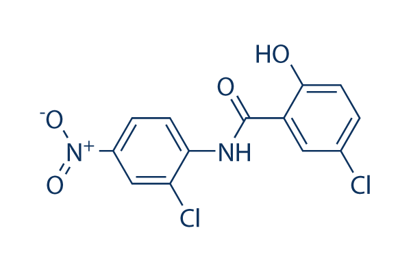 Niclosamide化学構造