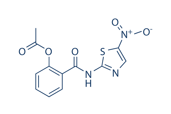 Nitazoxanide化学構造