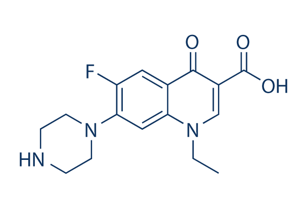 Norfloxacin化学構造