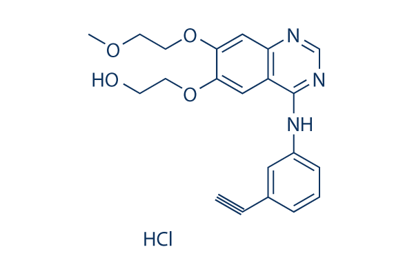 DesMethyl Erlotinib (OSI-420) HCl化学構造