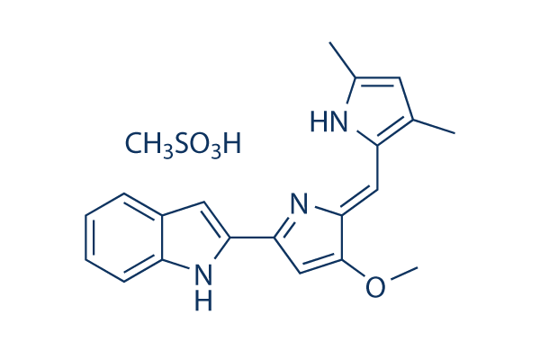 Obatoclax Mesylate (GX15-070)化学構造