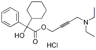 Oxybutynin hydrochloride化学構造