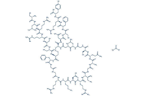 Carperitide Acetate化学構造