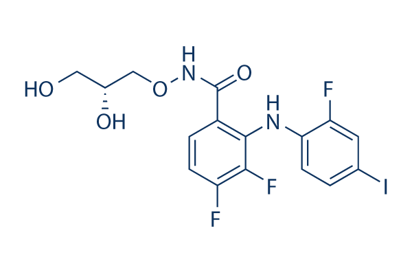 Mirdametinib (PD0325901)化学構造