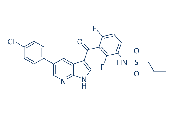 Vemurafenib (PLX4032)化学構造