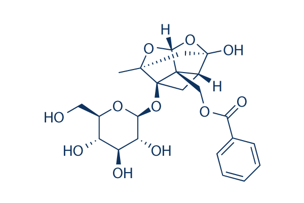 Paeoniflorin (NSC 178886)化学構造