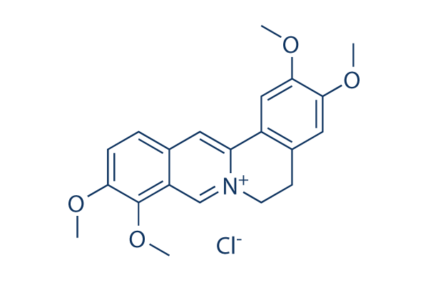 Palmatine chloride化学構造