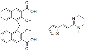 Pyrantel Pamoate 化学構造