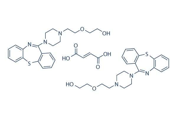 Quetiapine (ICI-204636) fumarate化学構造