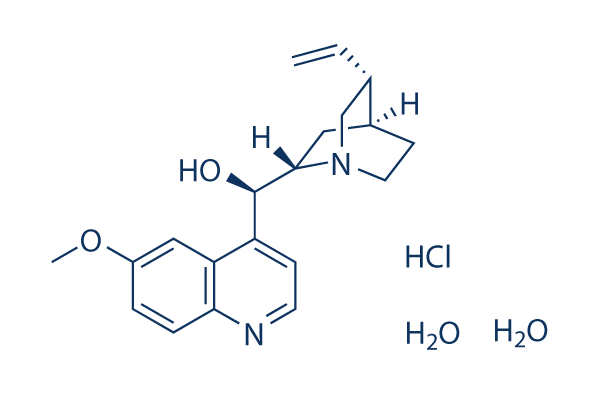 Quinine HCl Dihydrate化学構造
