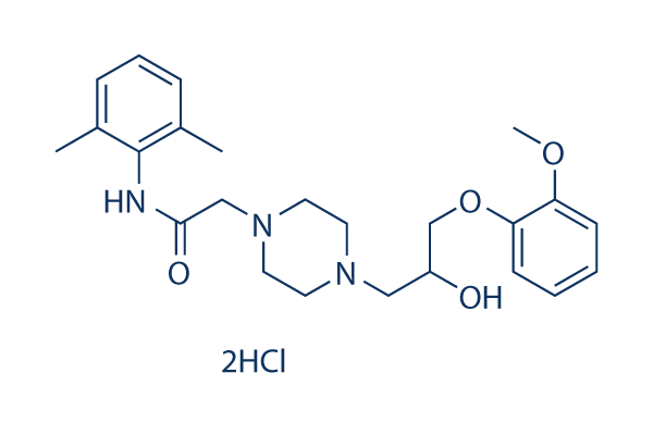 Ranolazine 2HCl化学構造