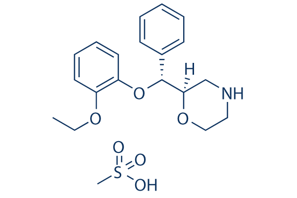 Reboxetine mesylate化学構造