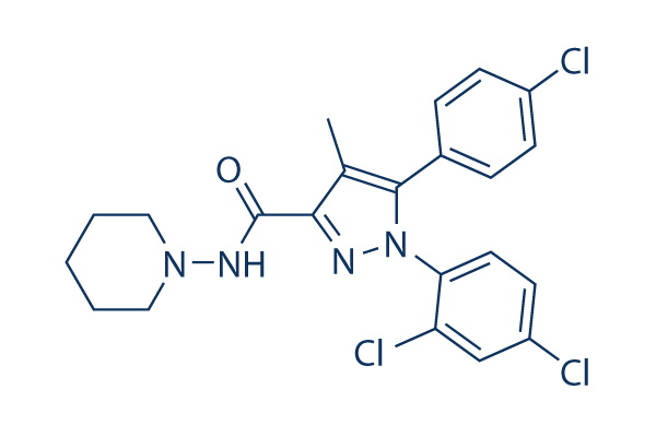 Rimonabant (SR141716)化学構造