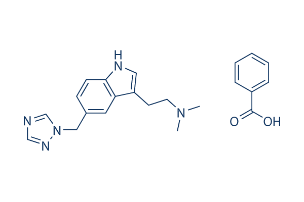 Rizatriptan Benzoate 化学構造