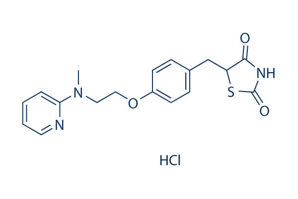 Rosiglitazone HCl化学構造