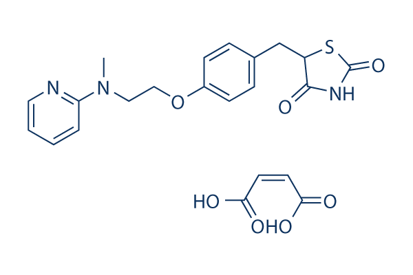 Rosiglitazone maleate化学構造