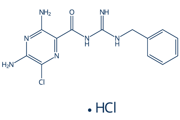 Benzylamiloride hydrochloride化学構造