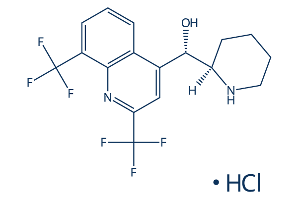 Mefloquine HCl化学構造