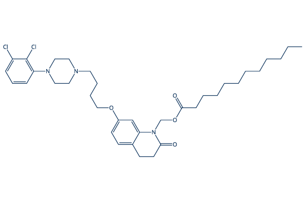 Aripiprazole lauroxil化学構造