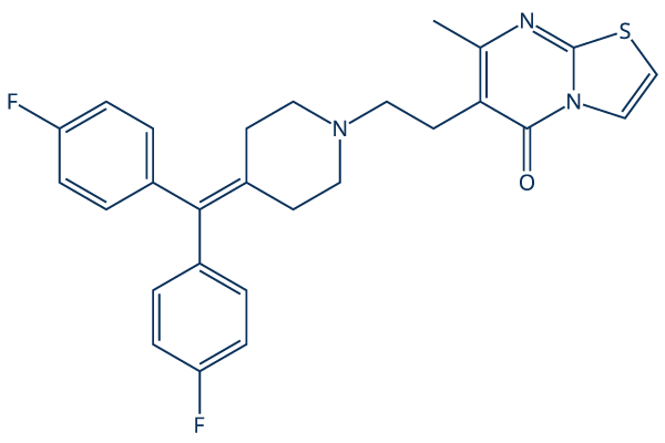 Ritanserin (R 55667)化学構造
