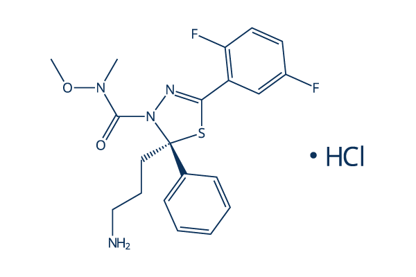 Filanesib hydrochloride化学構造