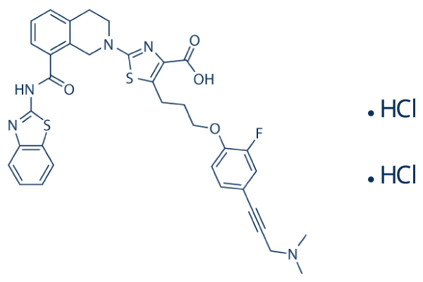 A-1155463 Dihydrochloride化学構造