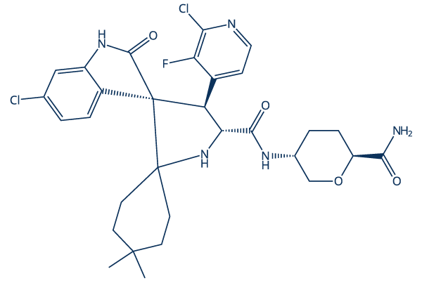 Milademetan (DS-3032b)化学構造