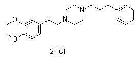 Cutamesine Dihydrochloride化学構造