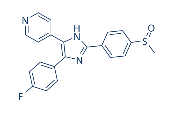 Adezmapimod (SB203580)化学構造