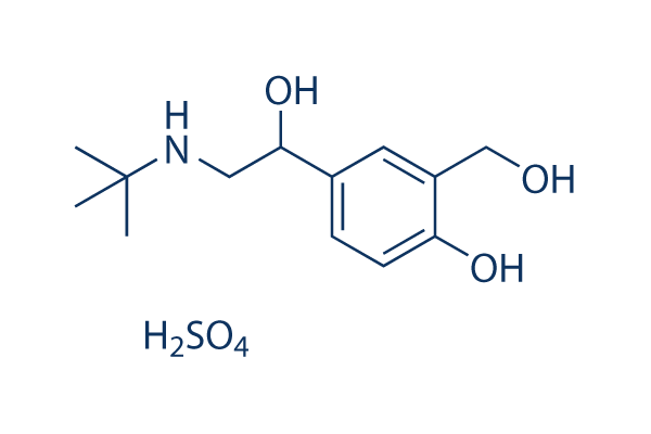 Salbutamol (Albuterol) Sulfate化学構造