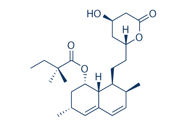 Simvastatin (MK 733)化学構造