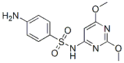 Sulphadimethoxine化学構造