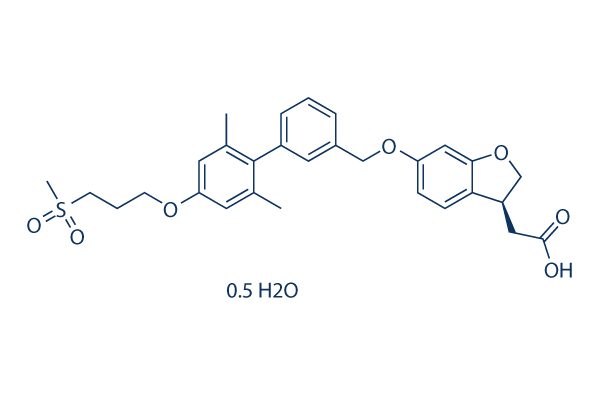 Fasiglifam(TAK-875) Hemihydrate化学構造
