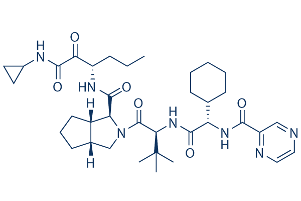 Telaprevir (VX-950)化学構造