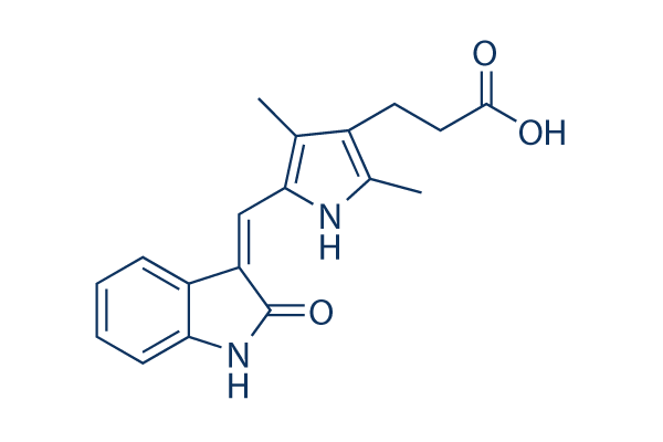 Orantinib (SU6668)化学構造