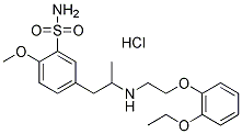 Tamsulosin hydrochloride化学構造