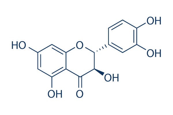 Taxifolin (Dihydroquercetin)化学構造